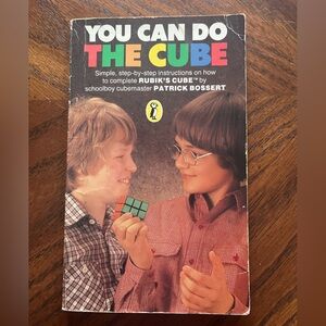 Rubik’s Cube kids book | vintage 1981 | You Can Do The Cube